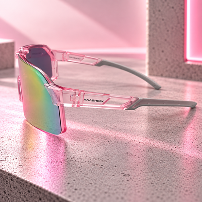 Haaghoek Vortex Pink – Gepolariseerde Fietsbril