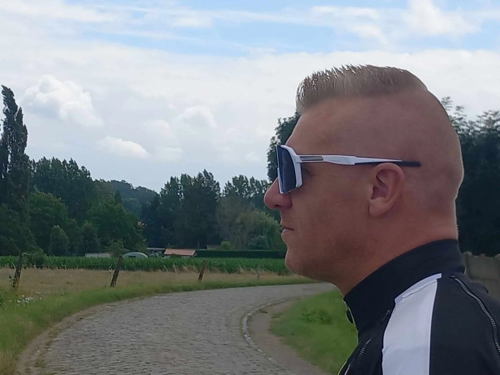 Fietsbril Haaghoek Frown White - Haaghoek